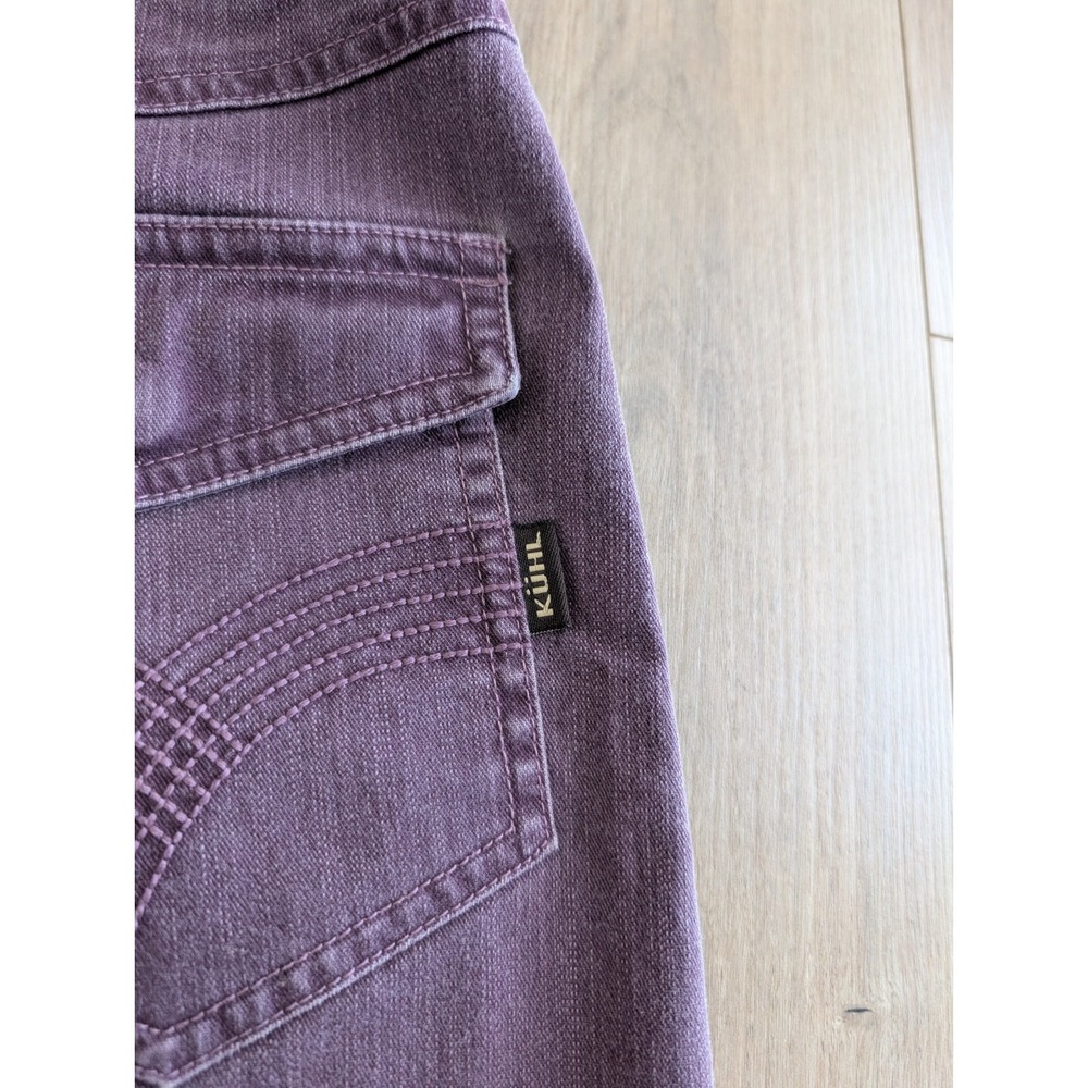 Kuhl Lydia Cord Skirt Womens 4 Purple A-Line Stretch Pockets Casual RARE - Picture 7 of 9
